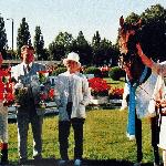Druid - 1997 dekoracja po wygranych Derbach<br />&copy; Zofia Raczkowska