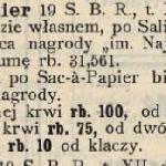 Sac a Papier<br />&copy; Jeździec i Myśliwy 1905