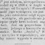 Joyful<br />&copy; Jeździec i Myśliwy 1896