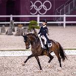 Samhitas - Samhitas & Kelly Layne - Olympic Games Tokyo 2020<br />&copy; Libby Law Photography / Australian Equestrian Team